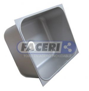 Cubas de acero inox.